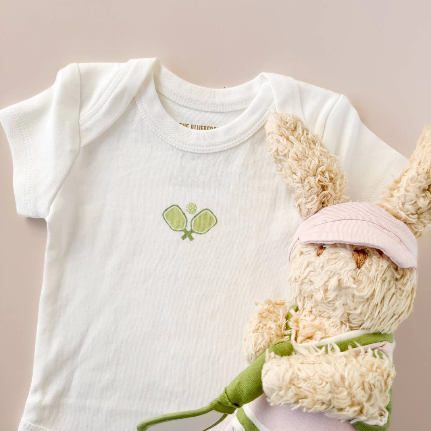 Plush Pickleball Bunny Doll Stuffed Toy Baby Kids Organic 3 Plush Pickleball Bunny Doll Stuffed Toy Baby Kids Organic – Bild 3