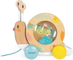 Janod Pull-Along Musical Snail