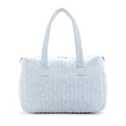 Quilted Stroller Bag + Changing Mat Bundle - Woodland Blue