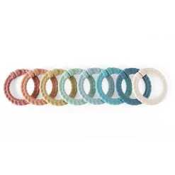 Ritzy Rings Linking Ring Set - Rainbow -Baby Grundausstattungs Geschäft ritzy rings linking ring set rainbow 3