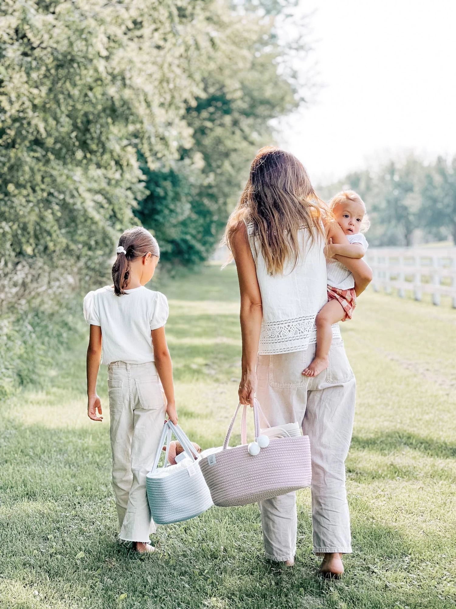 Rope Diaper Caddy | Misty Blue 11 Rope Diaper Caddy | Misty Blue – Bild 11