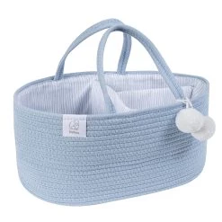 Rope Diaper Caddy | Misty Blue 17 Rope Diaper Caddy | Misty Blue -Baby Grundausstattungs Geschäft rope diaper caddy misty blue 3