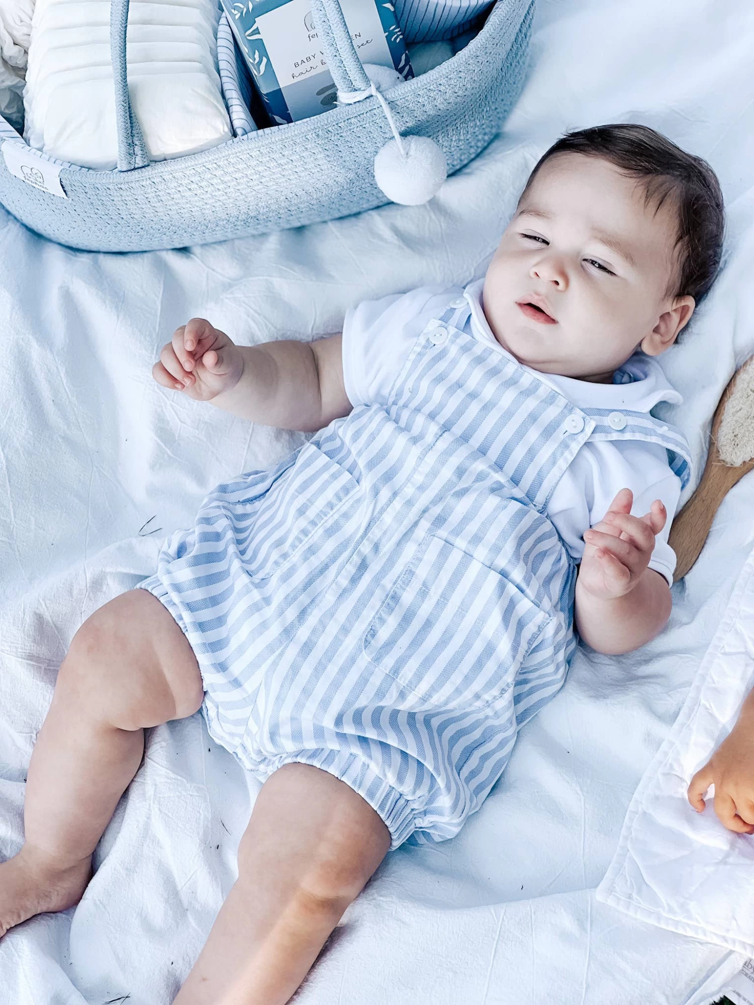 Rope Diaper Caddy | Misty Blue 8 Rope Diaper Caddy | Misty Blue – Bild 8