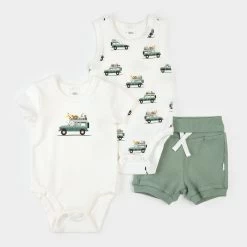Safari SUV 3-Piece Bodysuit Set