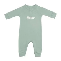 Sage 'Sister' All-in-One Romper (3-6 Mo.)