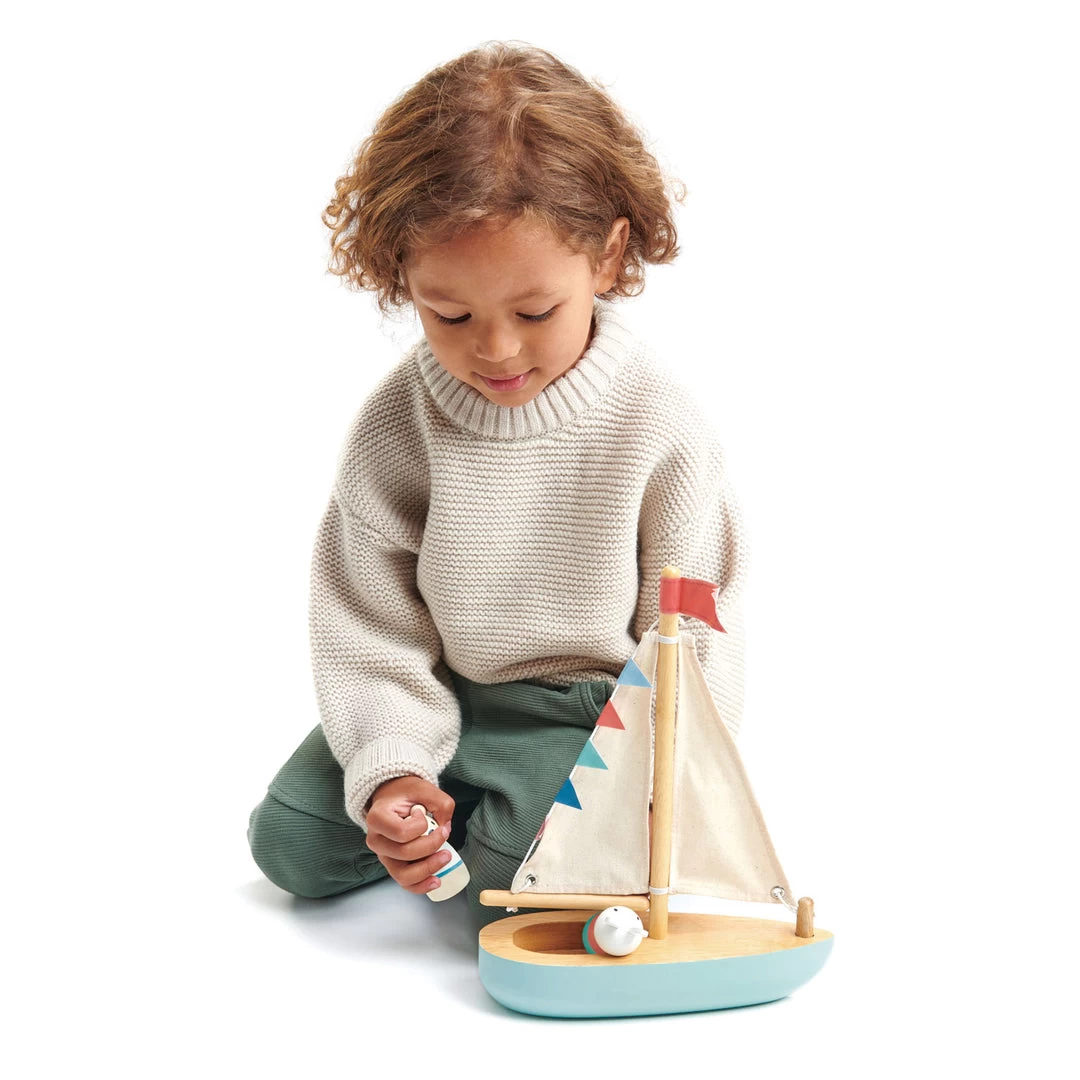 Tender Leaf Toys Sailaway Boat 2 Tender Leaf Toys Sailaway Boat – Bild 2