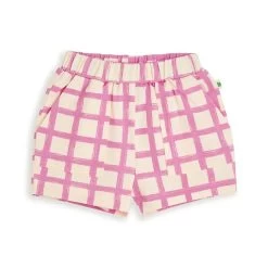 Sailor - Pink Checker Jersey Baby & Kids Shorts