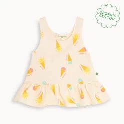 Scoops - Gelato Jersey Baby & Kids Frill Swing Top