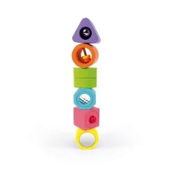 Janod Shapes & Sounds | 6 Block Sensory Puzzle -Baby Grundausstattungs Geschäft shapes sounds 6 block sensory puzzle 6