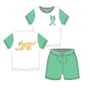 Short Sleeve Tee + Sporty Sweatshort Set - Golf Day (6-7Y)