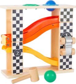 Small Foot Rally Hammering Marble Run