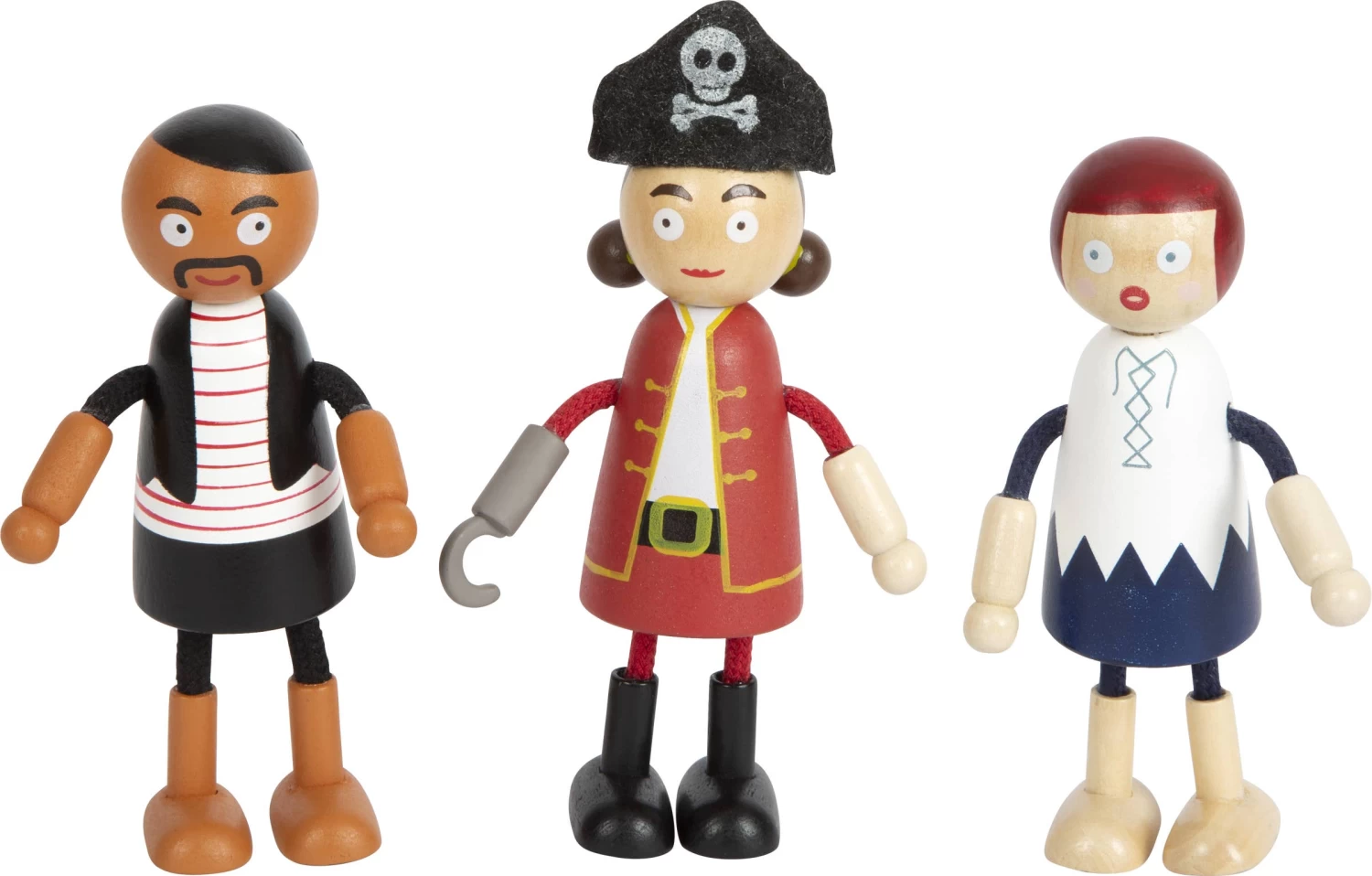 Small Foot Wooden Bending Dolls Pirate 3 Small Foot Wooden Bending Dolls Pirate – Bild 3