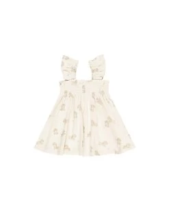 Smocked Jersey Dress || Puppies