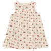 Sofia Jumper Dress - Soft White Berry