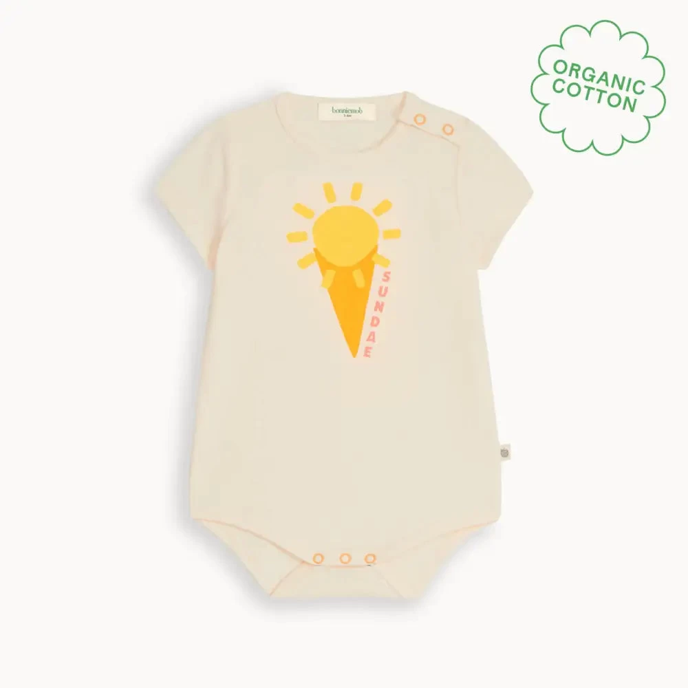 Sorbetto - Ice Cream Jersey Baby Bodysuit 1 Sorbetto - Ice Cream Jersey Baby Bodysuit