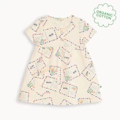 Sprinkles - Postcard Jersey Baby & Kids Short Sleeve Dress