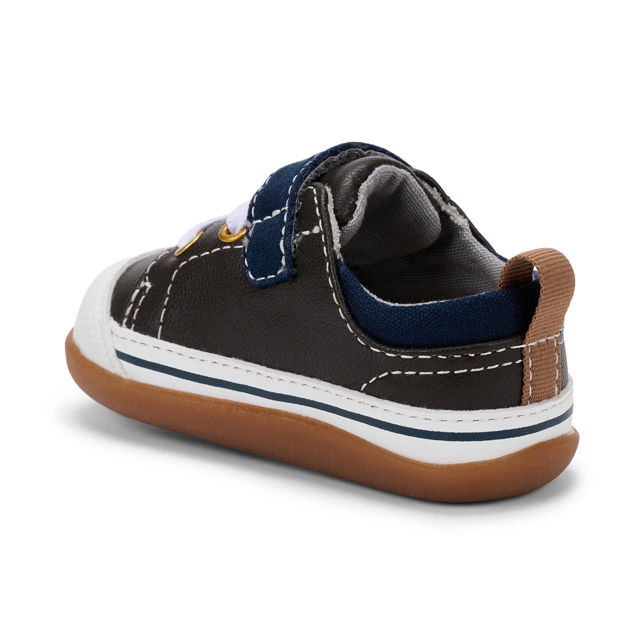 Stevie First Walkers - Brown Leather/Blue 2 Stevie First Walkers - Brown Leather/Blue – Bild 2