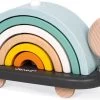 Janod Sweet Cocoon Rainbow Turtle Stacking & Pull Toy