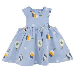 Tank Dress - Pickleball Print - Periwinkle