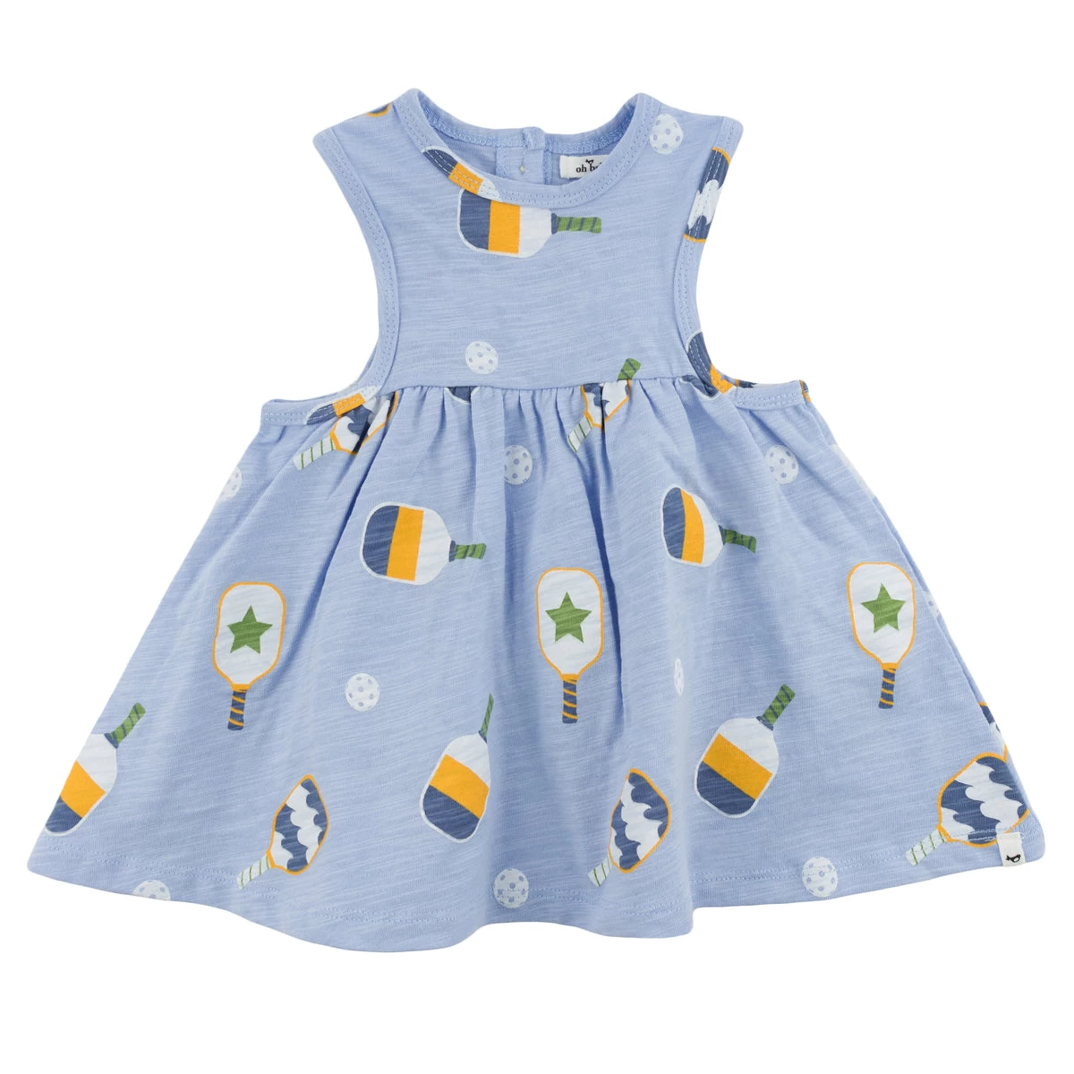 Tank Dress - Pickleball Print - Periwinkle 1 Tank Dress - Pickleball Print - Periwinkle