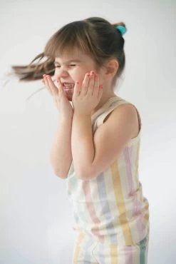 Tank Set In Pastel Stripes