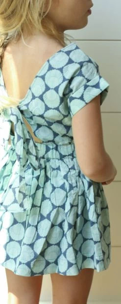 The Bow Back Dress - Scallop