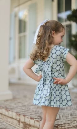 The Bow Back Dress - Scallop -Baby Grundausstattungs Geschäft the bow back dress scallop 3