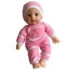 The New York Doll Collection 11" Doll Striped W/ Pacifier - Pink