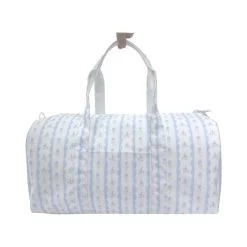 Weekender Duffle Bag - Ribbon Floral Blue