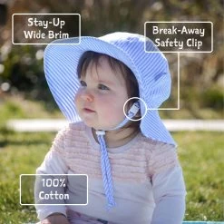 White | Cotton Floppy Sun Hat -Baby Grundausstattungs Geschäft white cotton floppy sun hat 4