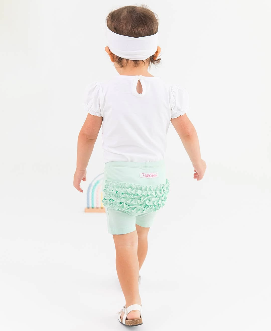 White Knit Puff Short Sleeve Bodysuit 6 White Knit Puff Short Sleeve Bodysuit – Bild 6