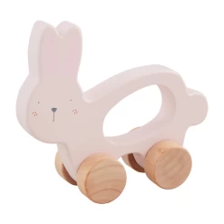 Wood Bunny Pull Toy -Baby Grundausstattungs Geschäft wood bunny pull toy 3