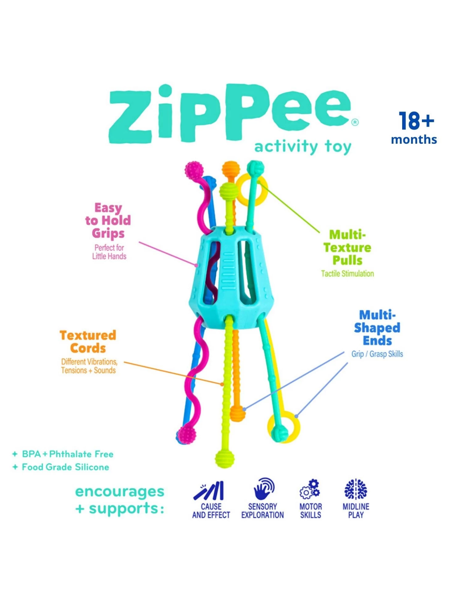 Zippee Activity Pull Toy 5 Zippee Activity Pull Toy – Bild 5